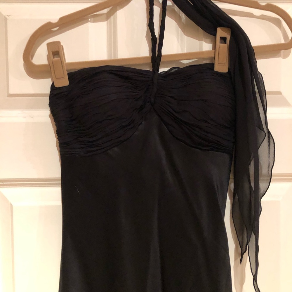 Silk gown